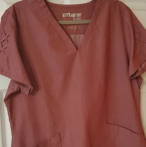 greys anatomy scrub set size large